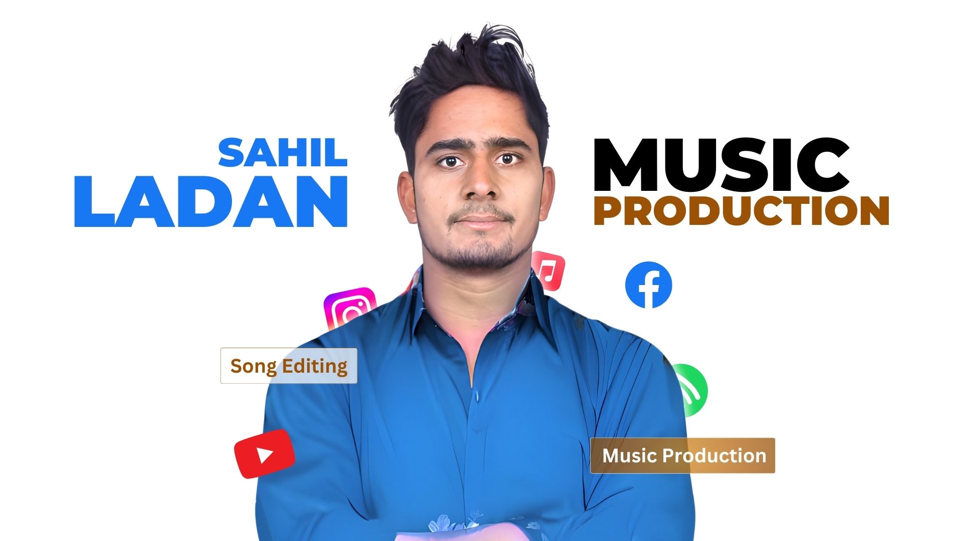 Sahil Ladan in studio